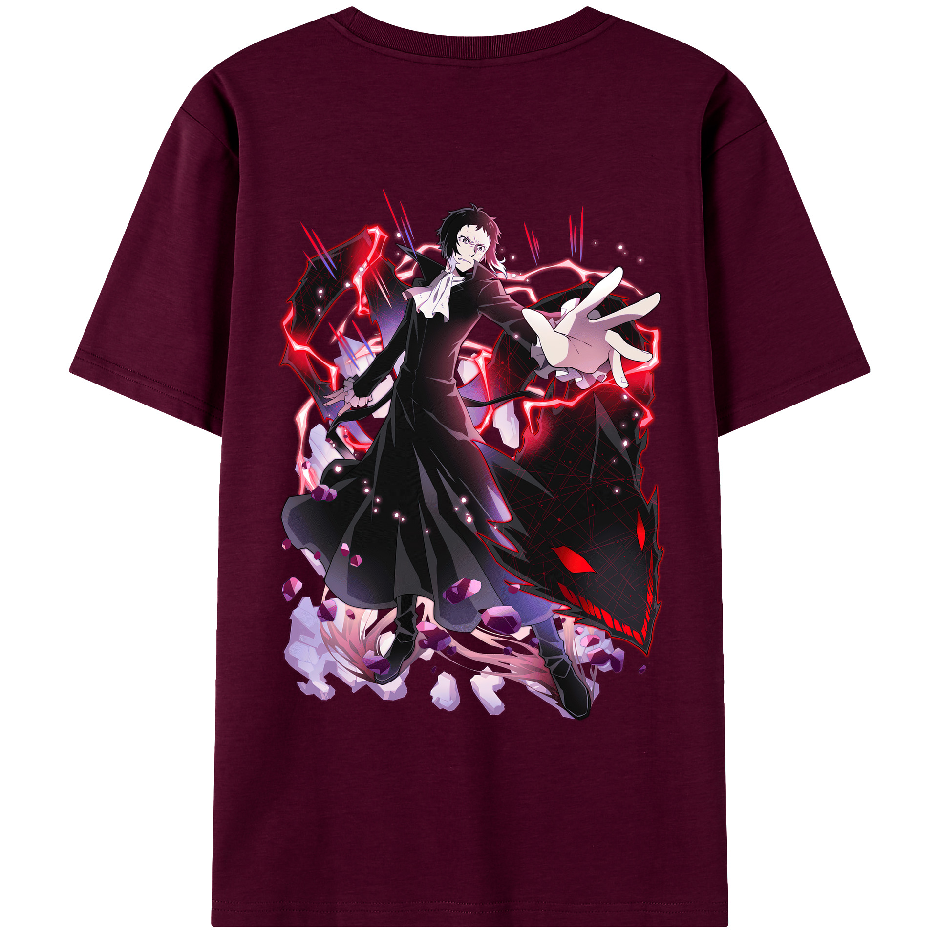 （画像用） 文豪ストレイドッグス Bungo Stray Dogs レディース半袖Tシャツ(バックプリント)